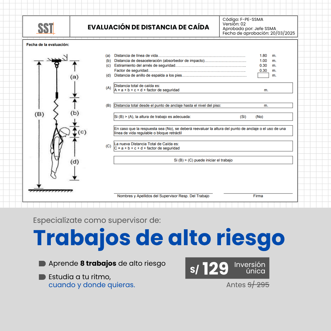 Supervisor de Trabajos de alto riesgo