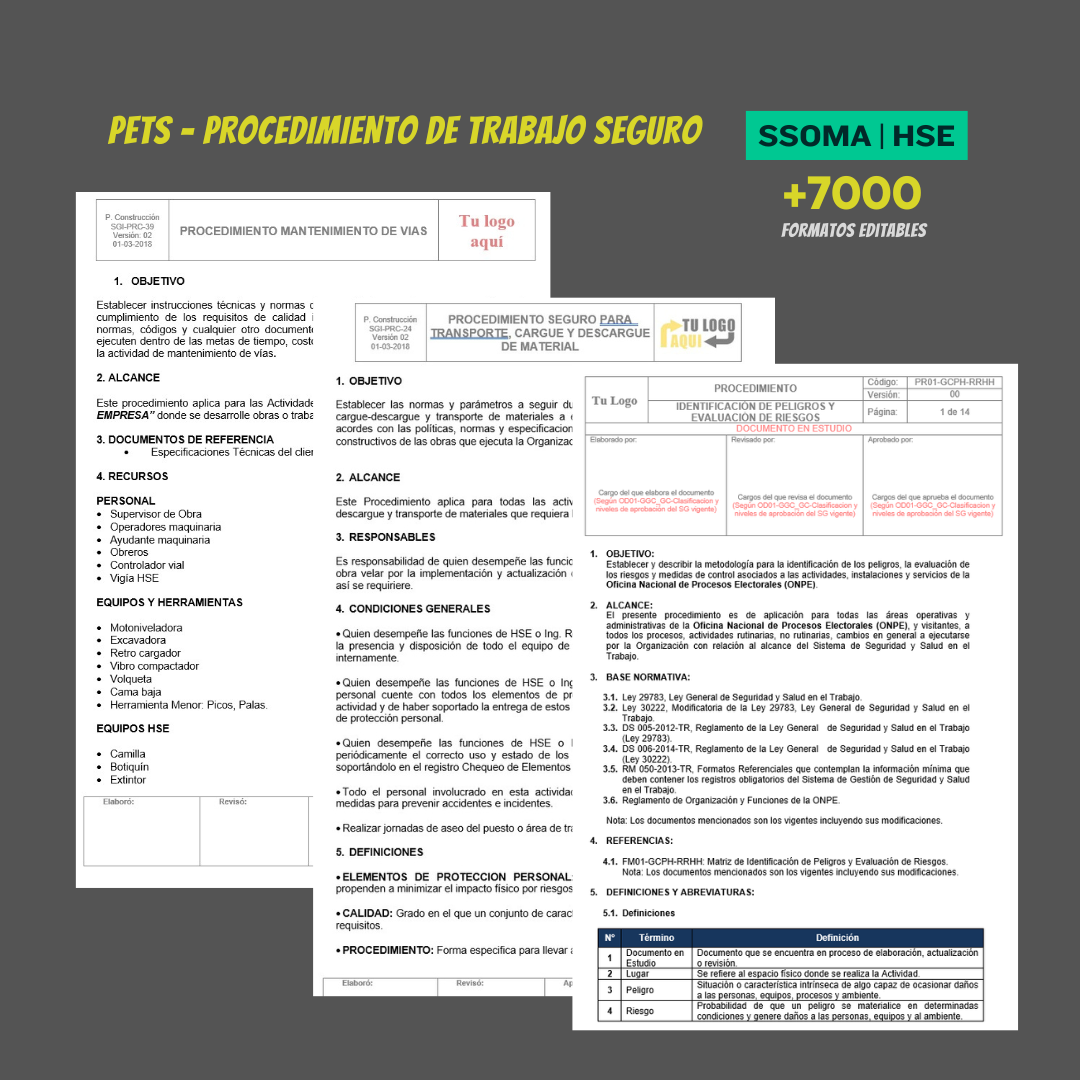 Formatos SSOMA editables