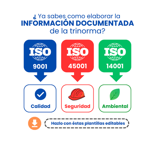 Plantillas editables SIG - ISO