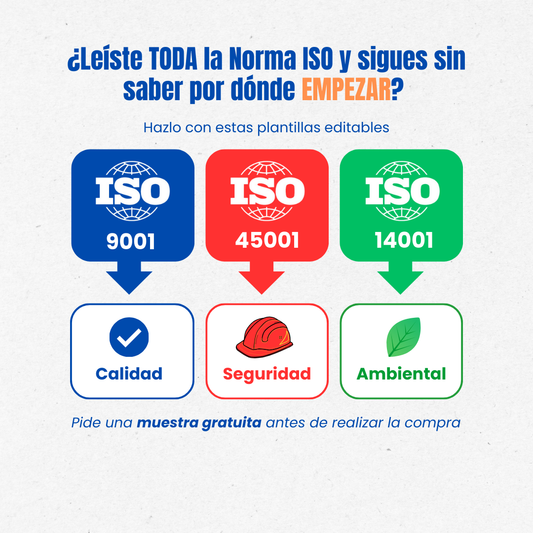 Plantillas editables ISO