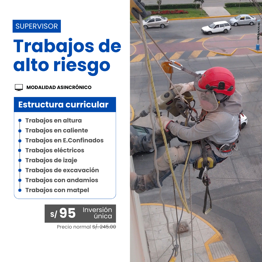 Supervisor de Trabajos de Alto Riesgo