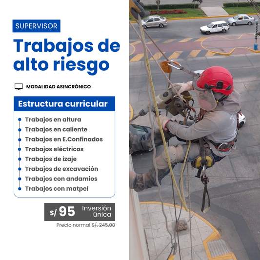 Supervisor de Trabajos de Alto Riesgo