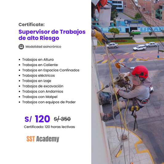 Supervisor de Trabajos de Alto Riesgo