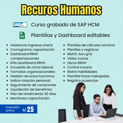 Plantillas editables RR.HH